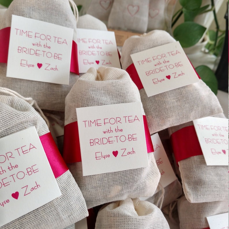 Love is Brewing Tea Bag Wedding Favors Sets of 9 Etsy