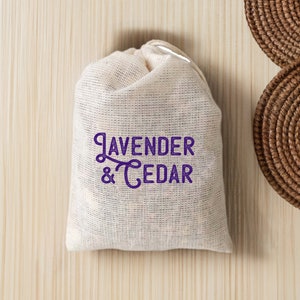 Lavender & Cedar Sachet 3 Pack for Closet, Garment Bag or Drawer immagine 6