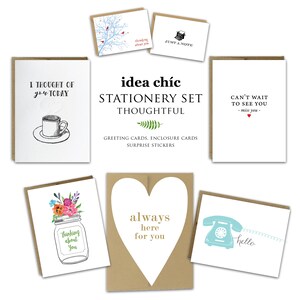Coffret de papeterie bien pensé | Juste parce que les cartes de voeux