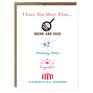 I Love You More Than Greeting Card