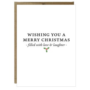 Minimalist Merry Christmas Card