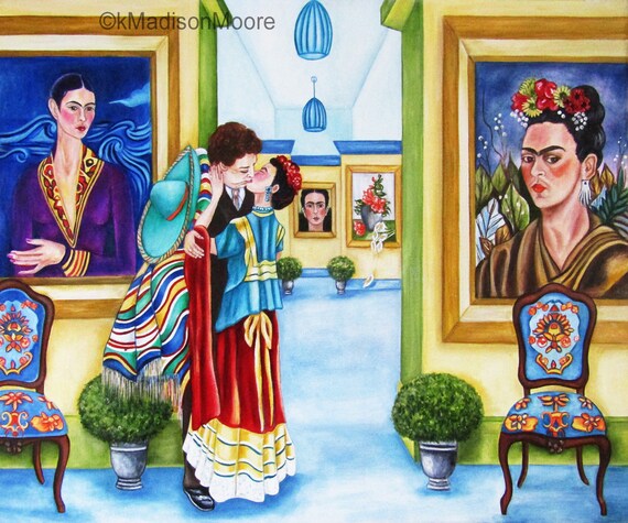Frida Kahlo And Go Rivera Print Home Decor Wall Art Hong Kong - Frida Kahlo Home Decor Frida Kahlo And Go Rivera Print Home Decor Wall Art Hong Kong - Frida Kahlo Home Decor