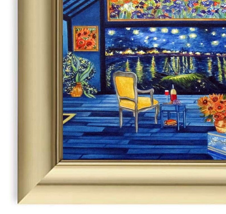 Framed Art Print Vincent Van Gogh Framed Print Gold Frame Etsy