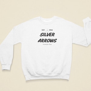 Mercedes F1 Sweatshirt, Silver Arrows Formula One, Lewis Hamilton, George Russell