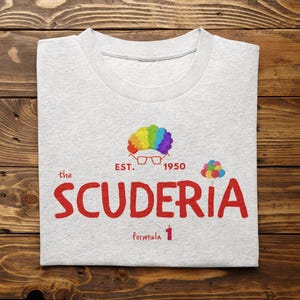 Ferrari F1 Tshirt, Scuderia Ferrari Funny Tshirt, The Scuderia