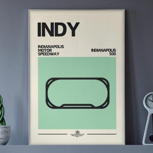 Indianapolis 500 Poster, Indianapolis Motor Speedway, Indy 500