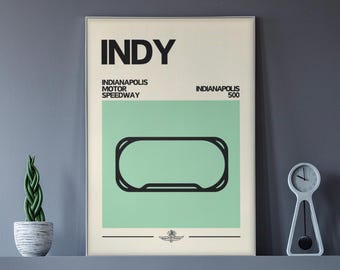Indianapolis 500 Poster, Indianapolis Motor Speedway, Indy 500