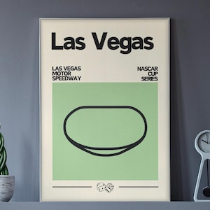 Las Vegas Motor Speedway Poster, NASCAR Poster, NASCAR Cup Series