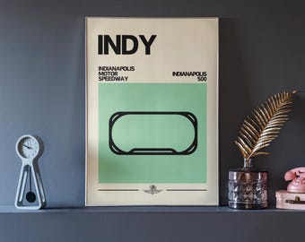 Plakat Indianapolis 500, Indianapolis Motor Speedway, Indy 500