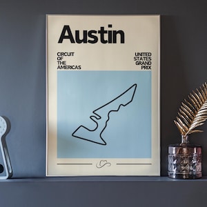 Austin F1-poster, Circuit of the Americas-poster