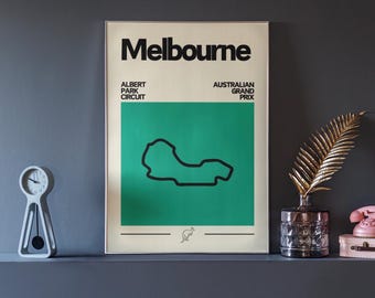 Poster Albert Park F1, Grand Prix d'Australie