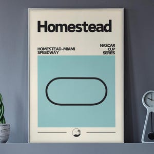 Homestead-Miami Speedway Poster, NASCAR Poster, NASCAR Cup Series