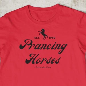 Ferrari F1 Prancing Horses T-Shirt, Formula One T-Shirt