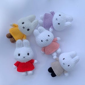 Bunny Crochet Pattern, Amigurumi  Crochet Patterns, Crochet Pattern, Plushie Pattern quick and easy pattern