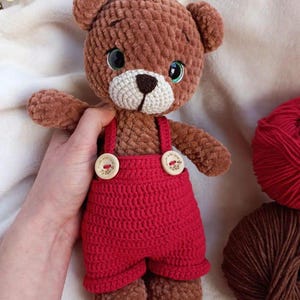 Teddy Bear Crochet Pattern, Amigurumi Crochet Patterns, Crochet Pattern, Plushie Pattern quick and easy pattern