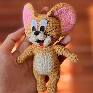 Jerry Amigurumi Pattern, Amigurumi Crochet Patterns, Crochet Pattern, Plushie Pattern quick and easy pattern