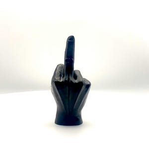 Bold Resin Middle Finger Statue | Edgy Decor for Lovers of Unique Style and Humor | Perfect for Adding a Touch of Revenge to Any Space