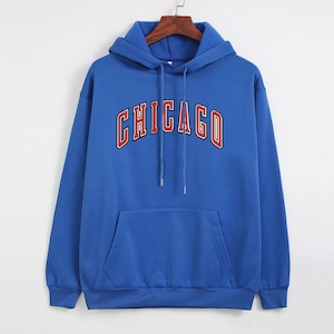 Unisex Chicago Hoodie, Comfy City Pullover, Windy City Crewneck, Chicago Gift, USA Travel Keepsake