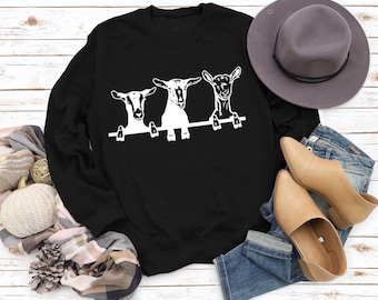 Goat Sweatshirt: Farm Animal Lover Apparel, Unisex Hoodie