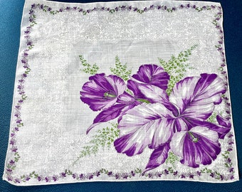 Vintage Flower Handkerchief