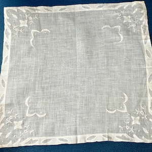 Vintage Embroidered Handkerchief