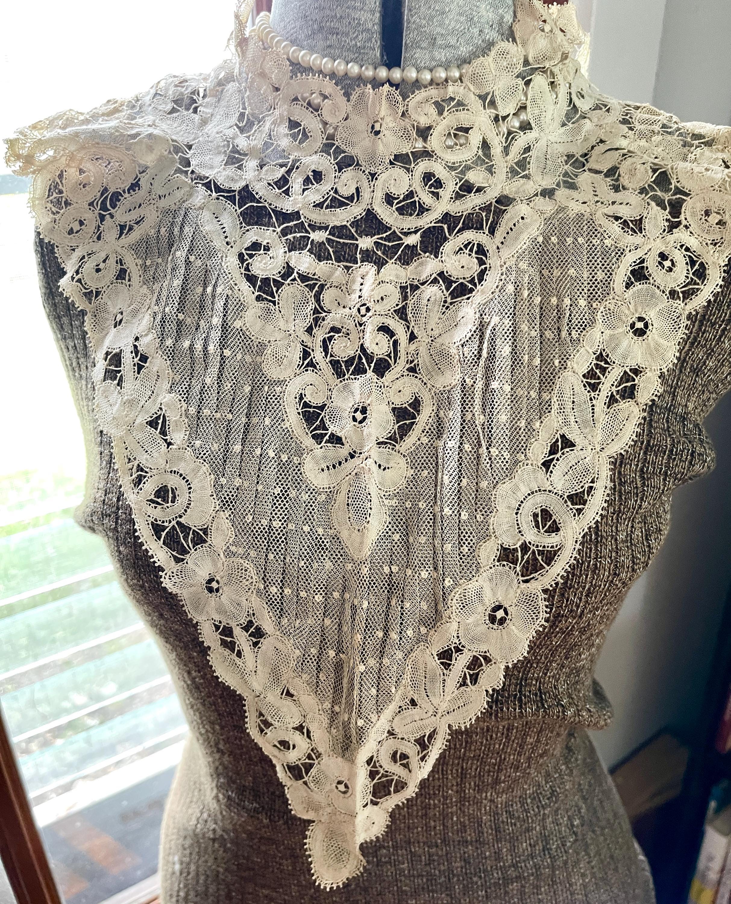 Antique Battenberg Lace Blouse - Etsy