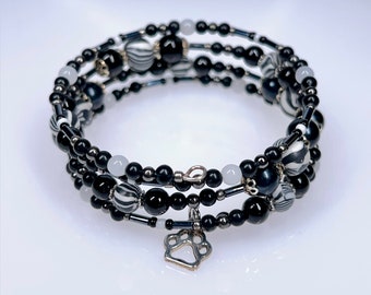 ZEBRA Beaded Bracelet by Beading Divas Fundraiser