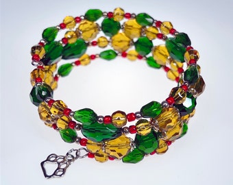 TRAFFIC PATTERN Beaded Bracelet by Beading Divas Fundraiser