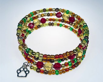 TUSCAN SUNSET Beaded Bracelet by Beading Divas Fundraiser