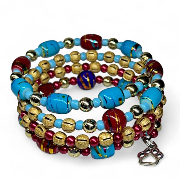 MEDLEY IN GOLD Beaded Bracelet by Beading Divas Fundraiser