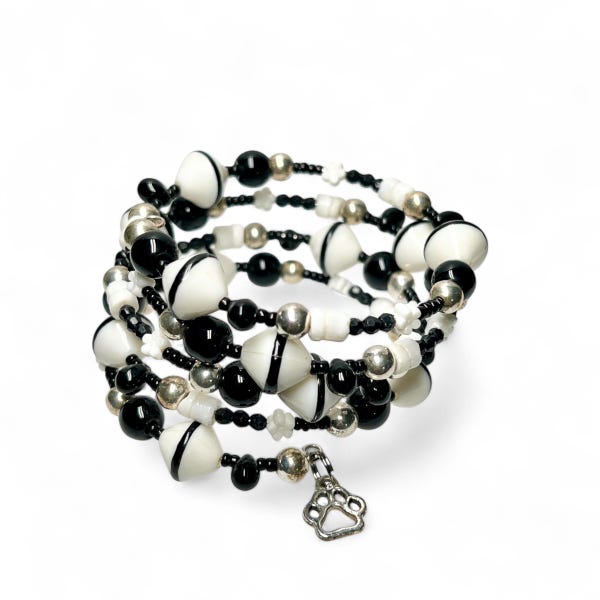 OREO COOKIE Beaded Bracelet by Beading Divas Fundraiser