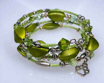 LIMEADE Beaded Bracelet by Beading Divas Fundraiser