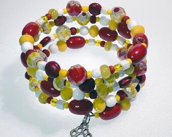 CHERRY POPSICLE Beaded Bracelet by Beading Divas Fundraiser