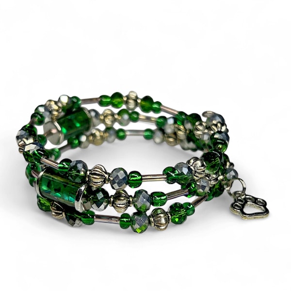 MISTLE TOE MAGIC Beaded Bracelet by Beading Divas Fundraiser