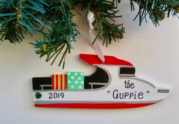 Personalized Trawler Ornament Trawler Boat Gift