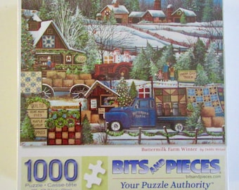 Winter Puzzle 1,000 piece puzzle by Debbi Wetzel