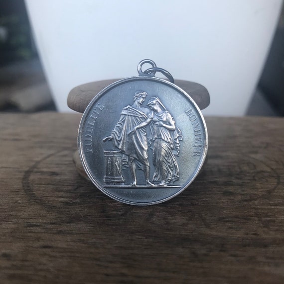 MEDAILLE DE MARIAGE Mariage Chretien Argent 20 mm non gravee - Boutique Loisir et Collection
