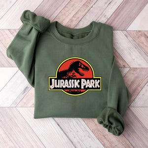 Jurassic Park Sweatshirt, Jurassic World Tee, Tyrannosaurus Sweatshirt, Dino Rebirth Tee, Park Trip Sweatshirt, Dinosaur Gift