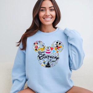 Best Birthday Ever Sweatshirt, Disneyland Birthday Tee, Disneyworld Trip Sweatshirt, Retro Birthday Tee, Disney Party Sweatshirt