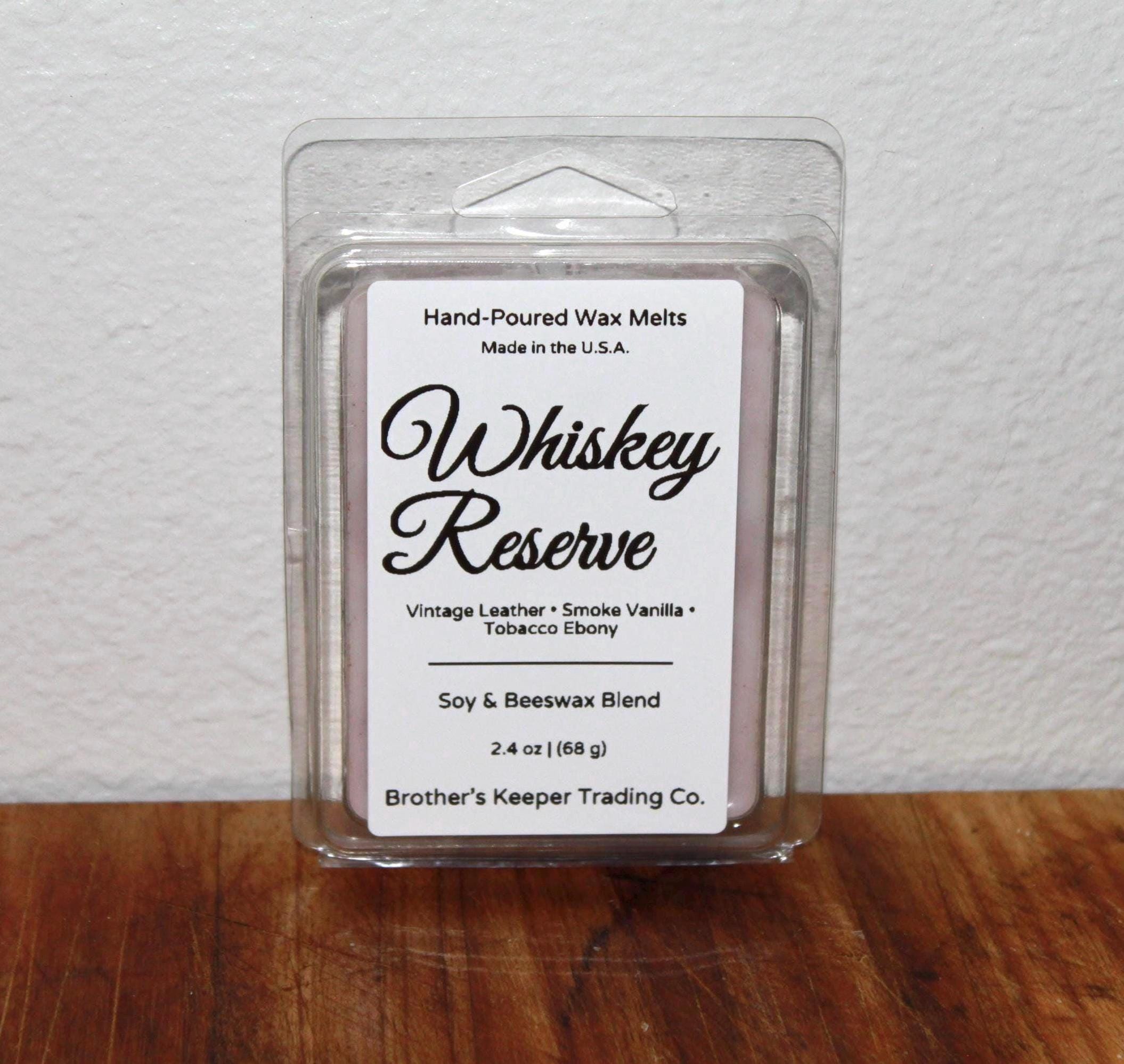Whiskey Reserve Wax Melts | Leather, Vanilla, Tobacco Scent