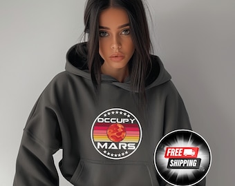 Occupy Mars Shirt Unisex Shirt Elon Occupy Mars T-Shirt Space Shirt Billionaire Style Trump Rally Shirt Musk Shirt Elon Mars Shirt Sci Fi