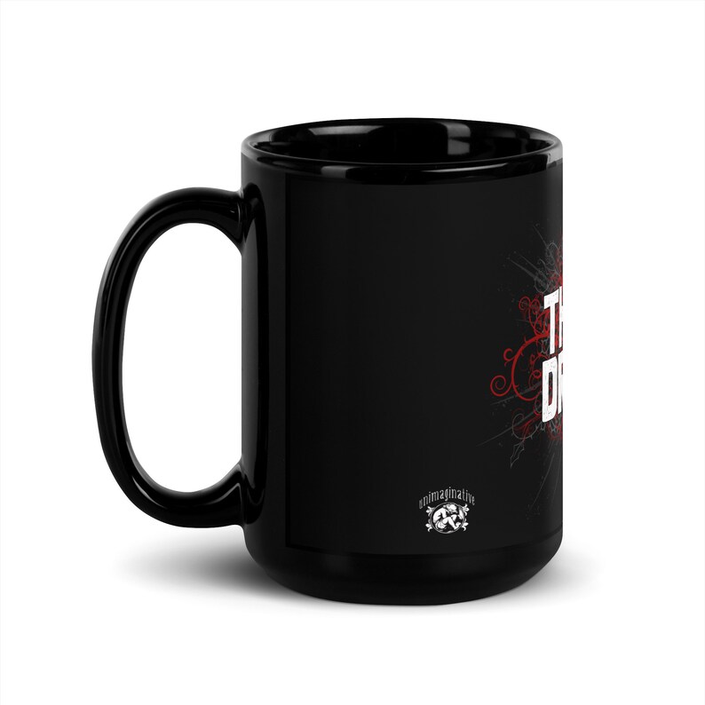 TERAPY DROPOUT Black Glossy Mug
