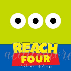 Reach Four The Sky - Pringles Labels - Woody/Buzz/Alien