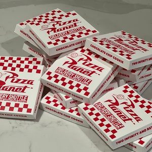 Reach FOUR the Sky - Pizza Planet Cookie Box