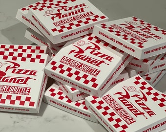 Reach FOUR the Sky - Pizza Planet Cookie Box