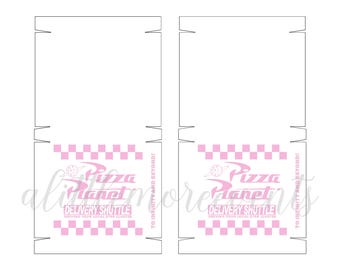 To Infinity and Beyond - Pizza Planet Cookie Box - PINK