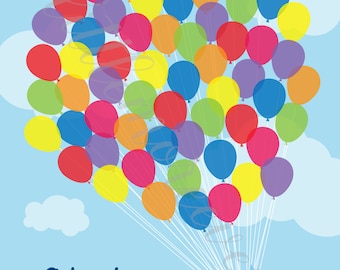 Pixar's Up Themed Guestbook - 11x14 - Adventure is out There