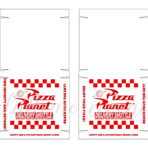 2nd and 4th - Pizza Planet Cookie Box