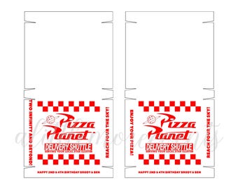 2nd and 4th - Pizza Planet Cookie Box