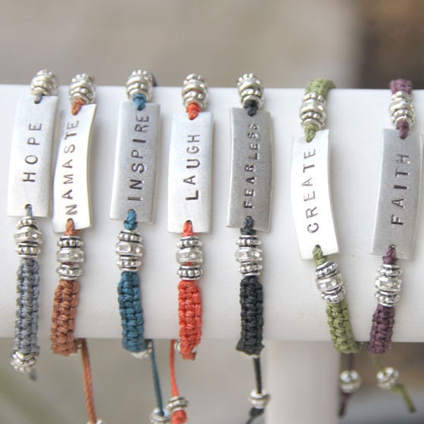 Personalized, friendship bracelets